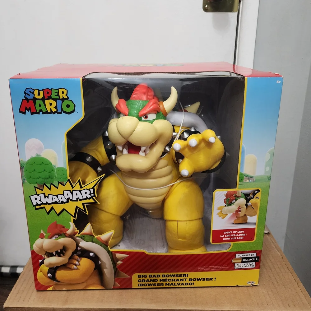 Super Mario Big Bad Bowser Action Figure NEW - Picture 2 of 16